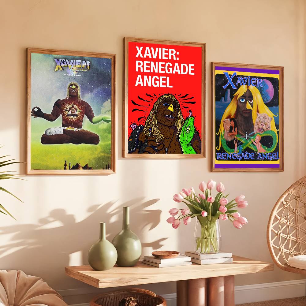 Xavier Home Decor - ملصقات مطبوعة ذاتية اللصق لشخصية زافيير