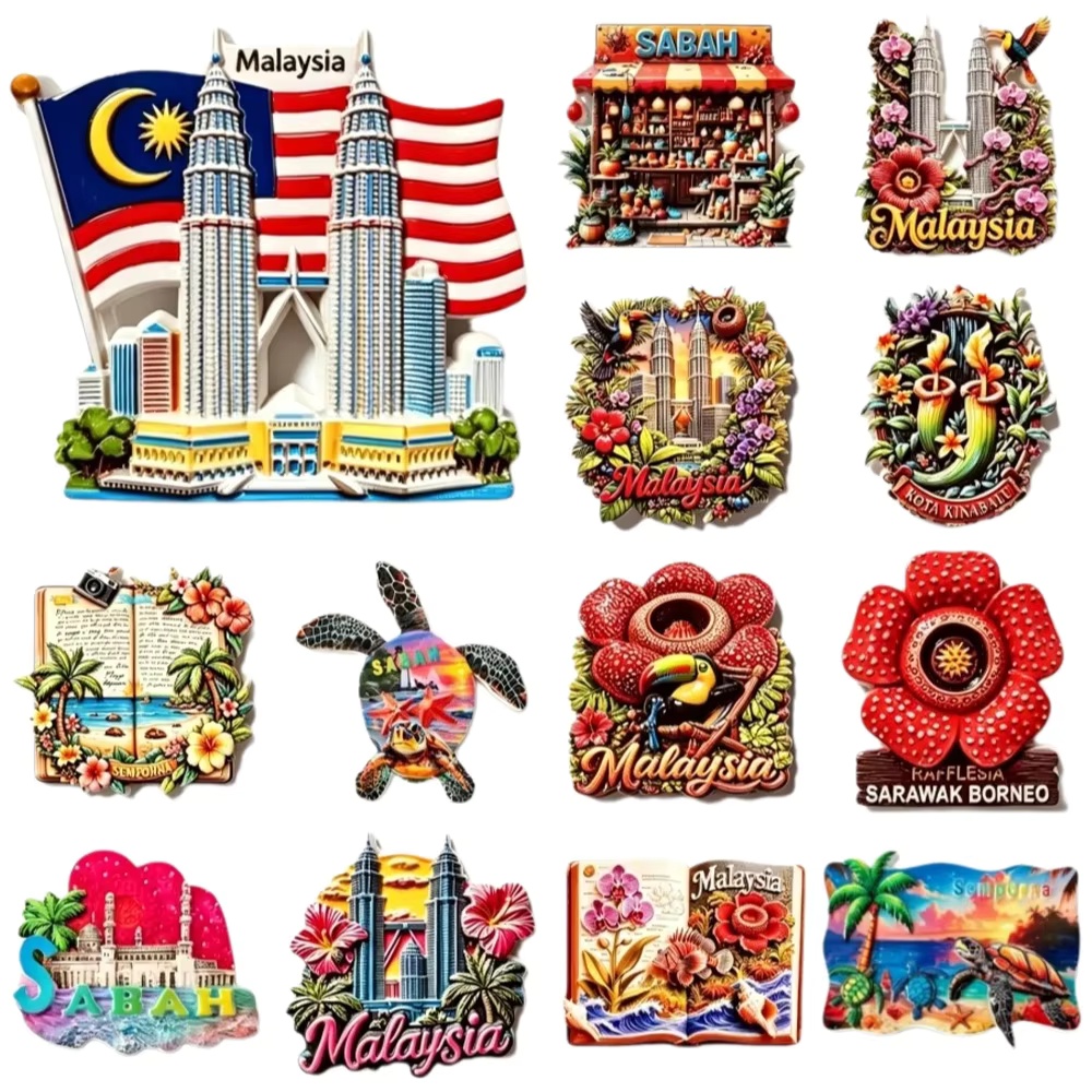 Home Decor Malaysia - هدية تذكارية سياحية من ماليزيا: مغناطيس
