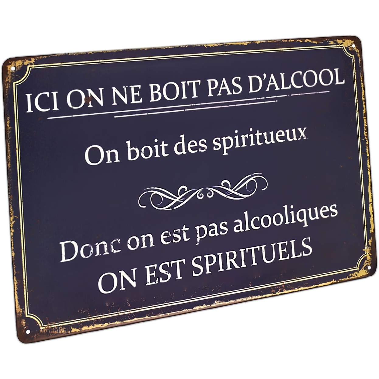 Home Decor Quotes On Wall - لافتة معدنية عتيقة 