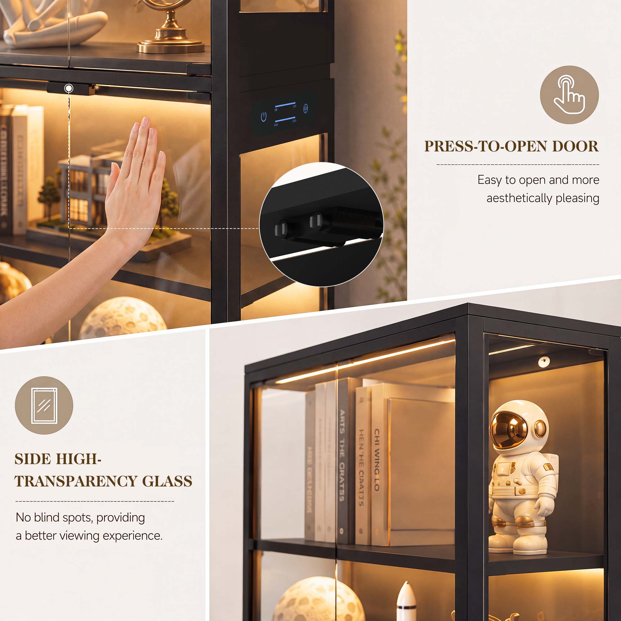 خزانة عرض TCGBKAF ذات 5 طبقات  - مراجعة Home Decor Furniture وسعره