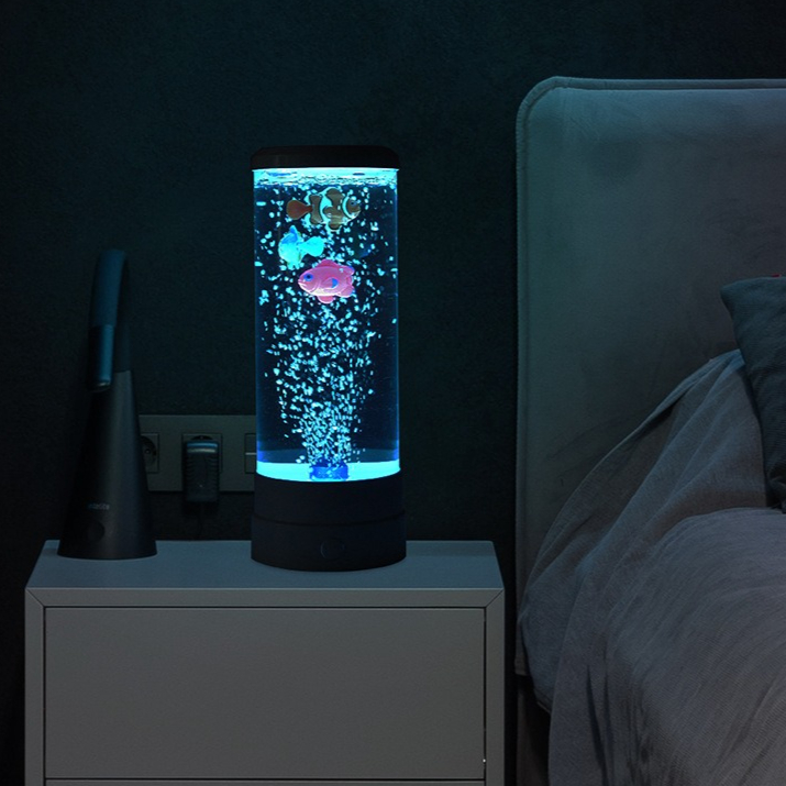 سمكة فقاعية LED متعددة الألوان - مراجعة Home Decor Company وسعره