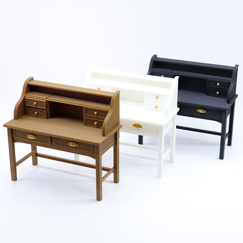1/12 دمية مقلد مكتب كتابة نموذ - مراجعة Home Decor Furniture وسعره