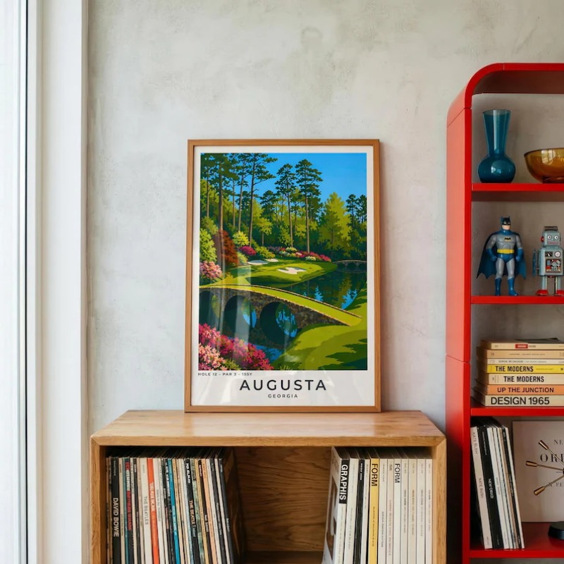لوحة فنية حديثة لمناظر الجولف  - مراجعة Home Decor Locations وسعره