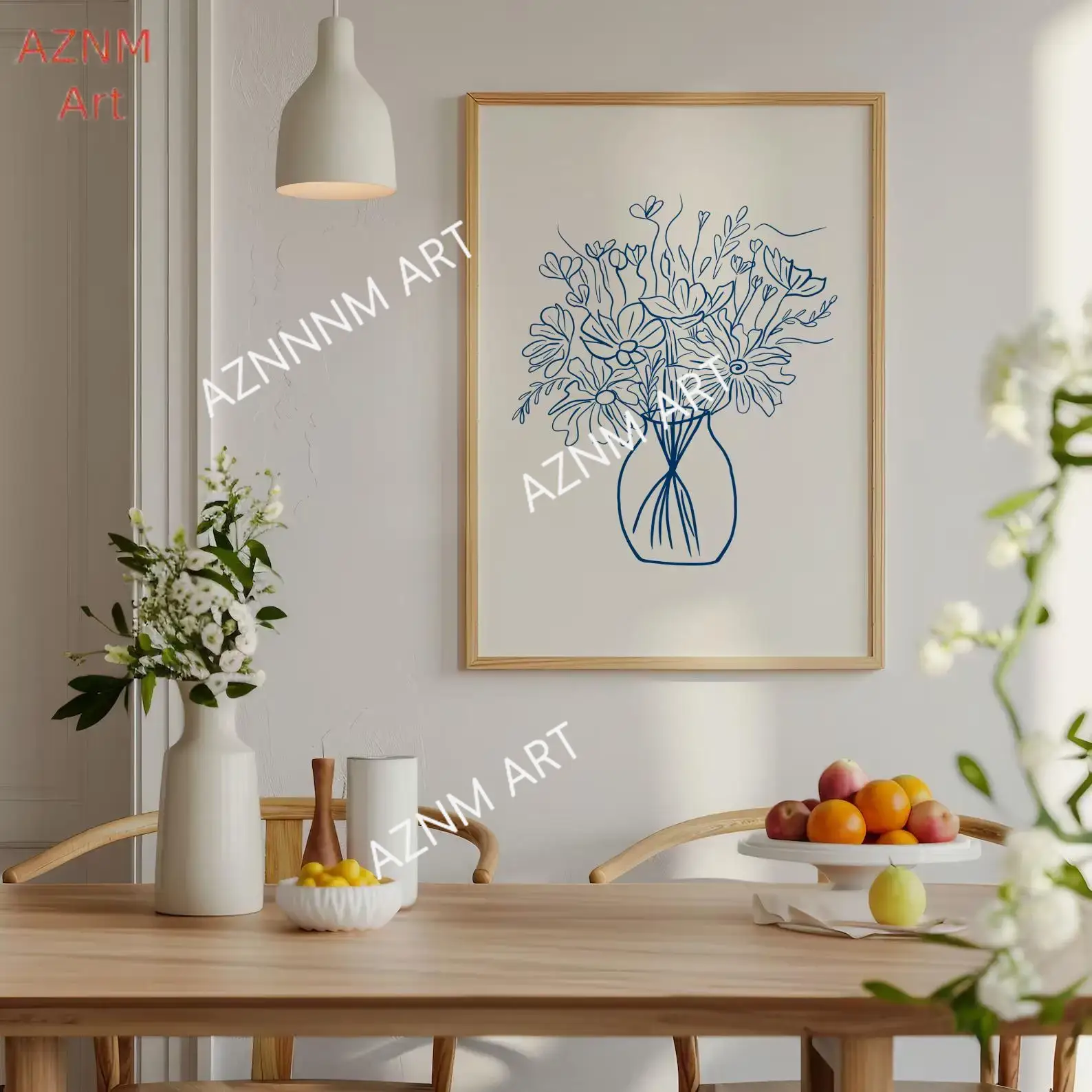 ملصق جمالي بتصميم بسيط وعصري،  - مراجعة Home Decor Minimalist Style وسعره