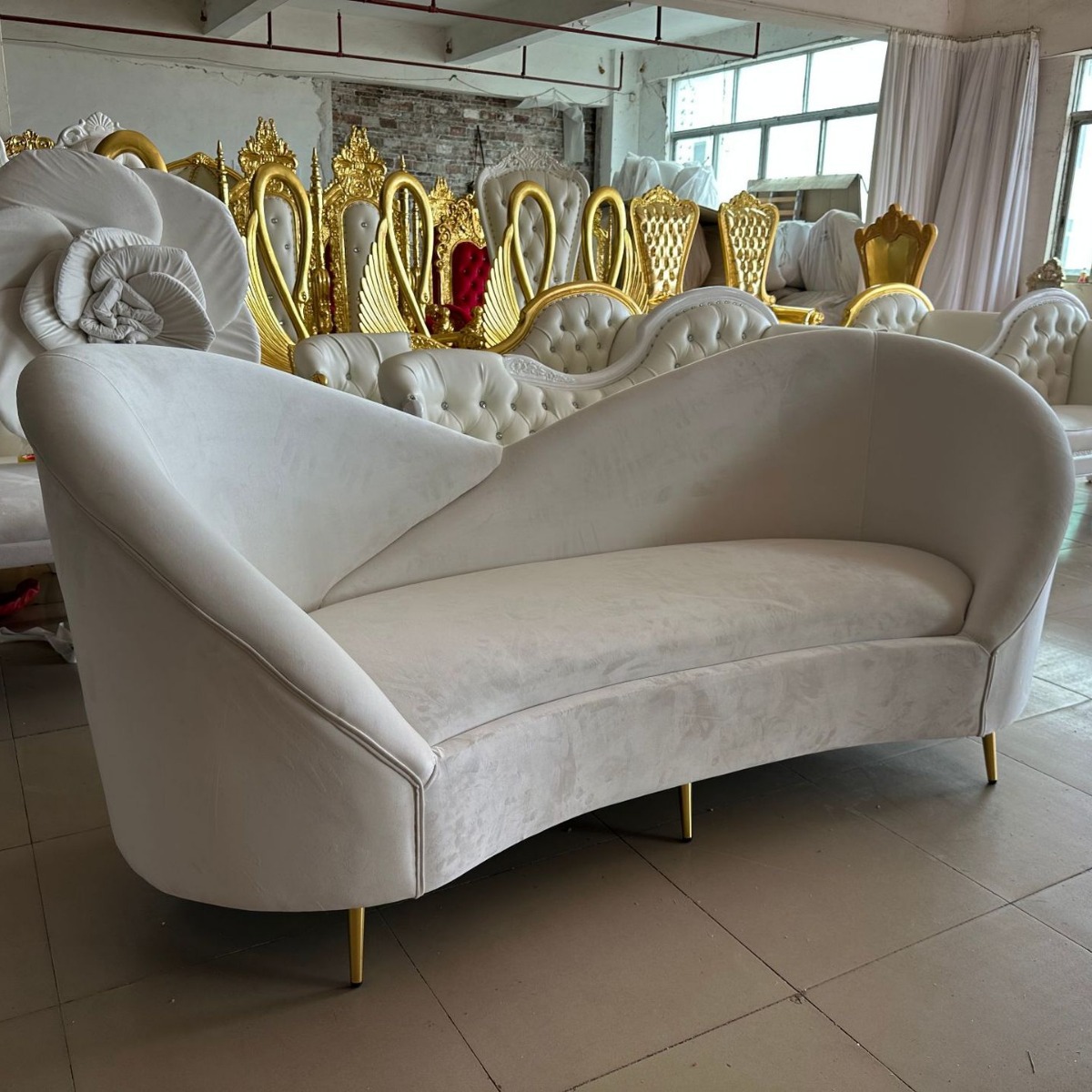 طقم أريكة زفاف فاخر للعروس وال - مراجعة Home Decor Furniture وسعره