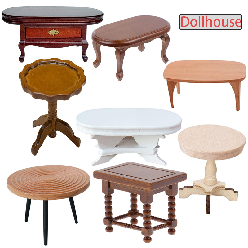 1:12 دمية مصغرة طاولة مستديرة  - مراجعة Home Decor Furniture وسعره