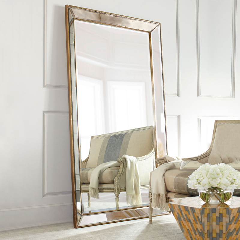 كامل طول النمط الفرنسي مرآة ال - مراجعة Home Decor Minimalist Style وسعره