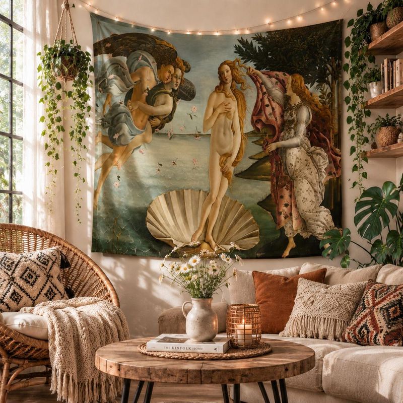 نسيج جداري من فيكاما بتصميم بو - مراجعة Home Decor Quotes On Wall وسعره
