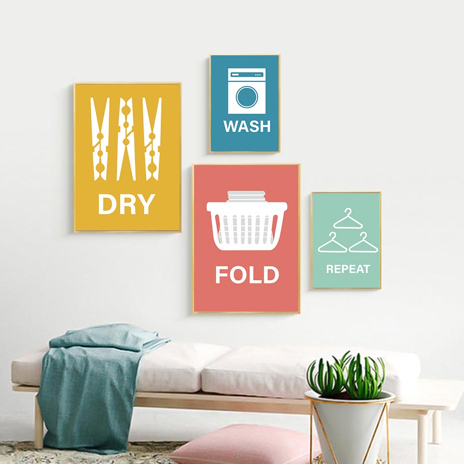 ديكور المنزل غرفة الغسيل الحدي - مراجعة Home Decor Quotes On Wall وسعره