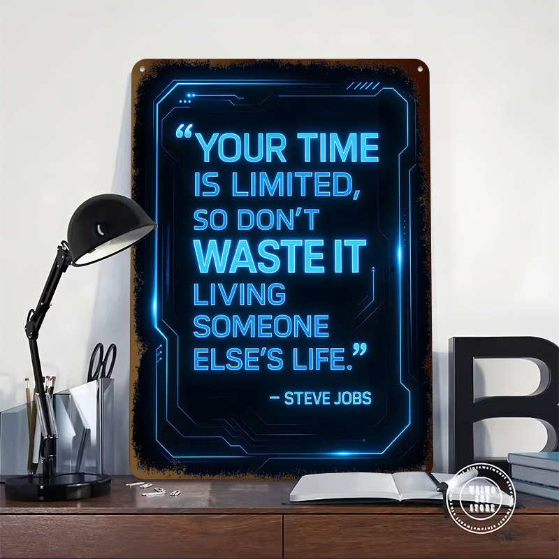 لوحة معدنية بتصميم عتيق مخصصة  - مراجعة Home Decor Quotes On Wall وسعره
