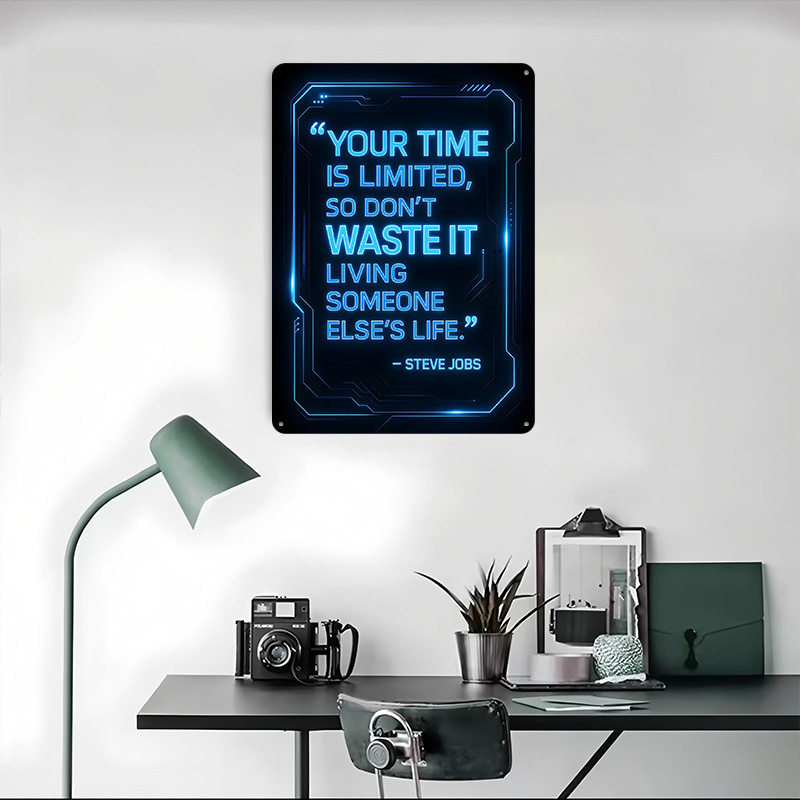 لوحة معدنية بتصميم عتيق مخصصة  - مراجعة Home Decor Quotes On Wall وسعره