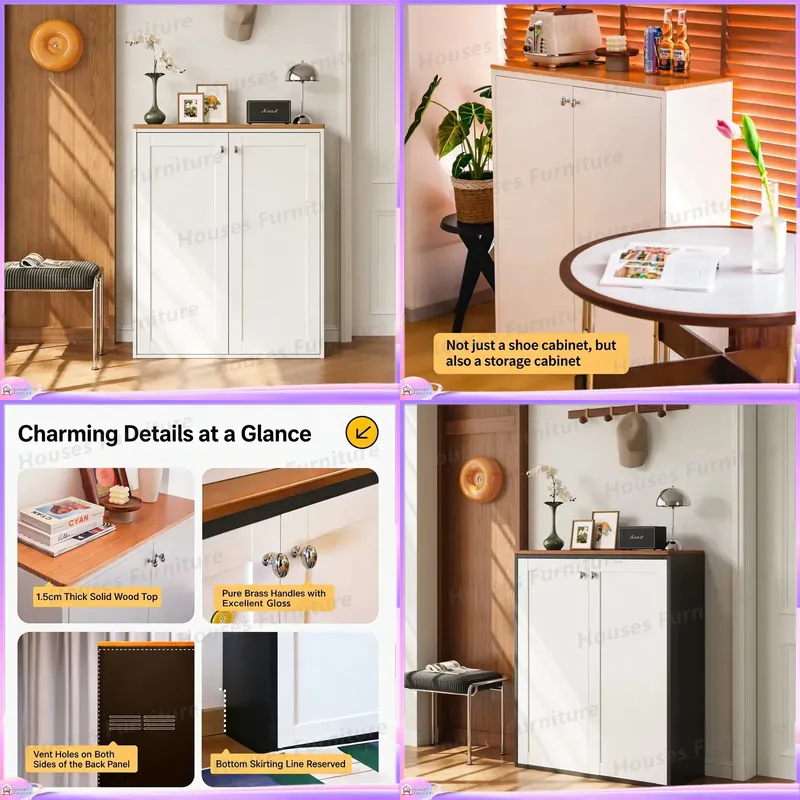 خزانة أحذية عصرية متعددة الوظا - مراجعة Home Decor Furniture وسعره