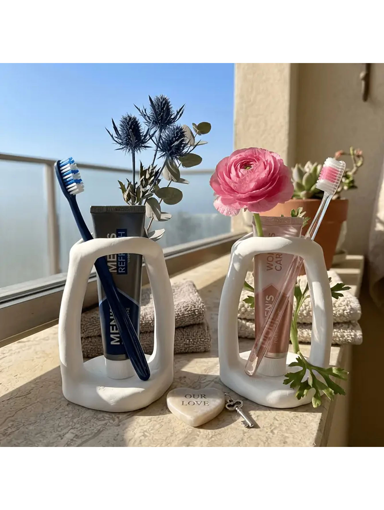 حامل فرشاة أسنان بأسلوب نورديك - مراجعة Home Decor Minimalist Style وسعره