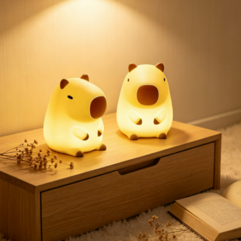 مصباح ليلي لطيف على شكل كابيبا - مراجعة Home Decor Online وسعره