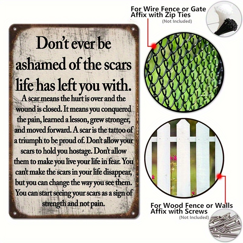 لافتة معدنية مسطحة ثنائية الأب - مراجعة Home Decor Quotes On Wall وسعره